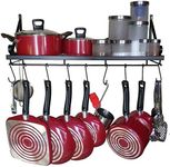 30" Wall mounted pots and pans rack