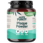 Pets Purest Plaque Off Powder - 185g Plaque Pro Tartar & Plaque Remover for Dogs, Cats & Pet. 100% Natural Bad Breath, Teeth & Gum Disease Oral Health Hygiene Dental Care Formula