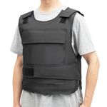 ROMYIX Anti-Stab Vest, Body Armour Vest Security Safe Guard Jacket Safety Tactical Stab Proof Vest Clothes 50cm*58cm