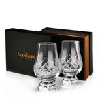 The Glencairn Cut Crystal Whisky Tasting Glass - Set of Two in Presentation Box