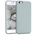 kwmobile Case Compatible with Apple iPhone 6 Plus / 6S Plus Case - TPU Silicone Phone Cover with Soft Finish - Light Grey Matte