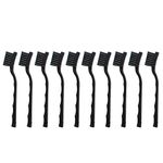 ESDELES 10PCS Anti Static ESD Cleaning Brush Kit Keyboard PCB Motherboards Tool Set Black (A1-10)