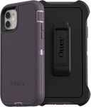 OtterBox iPhone 11 (Only) - Defender Series Screenless Edition Case - Purple Nebula (Winsome Orchid/Night Purple) - Holster Clip Included - Microbial Defense Protection - Retail Packaging