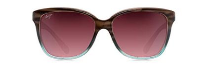 Maui Jim Women's Starfish Sunglasses, Sandstone with Blue/Maui Rose Polarized, Medium