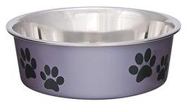 Loving Pets 7458 Metallic Bella Bowl, Small, Grape