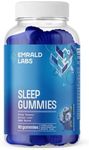 Sleep Gummies by Emrald Labs | Sleep & Stress Support | 90 Gummies