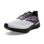 Brooks Women's Launch 10 GTS D Width Running Shoe (BRK-120399 1D 1324670 8 Black)