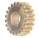 Worm Gear Replacement Brass Worm Gear Accessory Worm Wheels Transmission Components 1‑7/8in OD 20T for MTD 917‑04861 20T 717‑04449 717‑04861 717‑0528