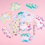 Girls Writing Paper and Envelopes - 69 PCS Letter Writing Set Kids Writing Paper Set Flamingo Stationery Set Kids Paper Letter Writing Set Pink Stationery Set Gift Set