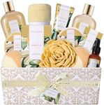 Spa Gift Baskets for Women, Spa Luxetique Spa Gifts for Women, Birthday Gifts for Women, 12pc Vanilla Bath Gift Set, Self Care Gifts for Women, Spa Kit for Women, Mothers Day Gifts
