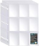 1440 Pockets Trading Card Sleeves, Premium 9-Pocket 80 Pages Hockey Cards Sleeves, Card Protectors Sheets for Football Cards, Baseball Cards & More - Fits 3 Ring Binder (80 Sheets)
