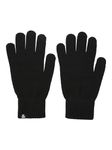 JACK & JONES Men's Jacbarry Knitted Gloves Noos, Black (Black Black), One Size