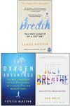 Breath [Hardcover], The Oxygen Advantage, Just Breathe 3 Books Collection Set