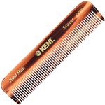 Kent Handmade Coarse/Fine Toothed Styling Pocket Comb, Length-11.2 cm