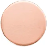 MICAIKEM 1.25" Copper Blanks 3mm Thick Round Ball Markers Coin Tags Finished Supper Thick for Engraving and Metal Stamping. Pack of 10