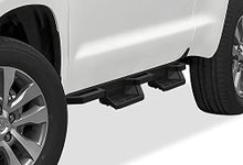 APS Stainless Steel Pocket Steps Running Boards Side Bars Compatible with Toyota Tundra 2007-2021 Double Cab