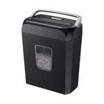 Bonsaii 6-Sheet Crosscut Paper Shredder for Home Use, Small Paper Shredder for Home Office, Portable Document Shredder with 3.4 Gal Wastebasket (C237-B)