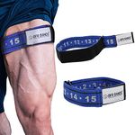 BFR BANDS Occlusion Bands, Rigid Edition - Set of 2 Blood Flow Restriction Bands for Men and Women w/ 2" Wide Adjustable Straps for Leg, Thigh, Bicep and Glutes Workout