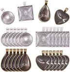 Glarks 48-Pieces 4 Styles Pendant T