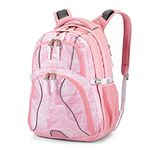 High Sierra Swerve Laptop Backpack, Pink Marble - Bubblegum Pink, One Size, Swerve Laptop Backpack