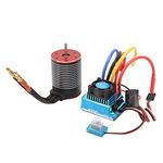 Brushless RC Motor 120A ESC Set, High Torsion 3650 Brushless Motor 120A ESC Combo Set RC Car Accessory (3600KV)