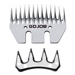 13 Teeth Straight Replacement Blades for Sheep Shears, Professional Stainless Steel Sheep Shearing Clipper Blades for Sheep Alpacas Goats