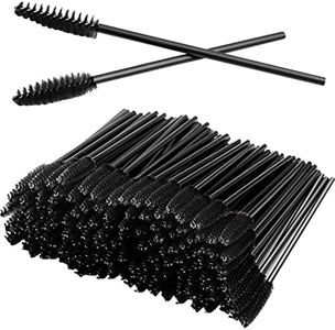 100 Pcs Eyelash Mascara Applicator Wand Brush Spoolies Brush Eyelash Brush,Eyelash Spoolie Eyelash Brushes Mascara Wands Eye Lash Eyebrow Brush for Eyelash Extensions By H HOME-MART