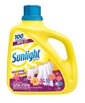 Sunlight Detergent Morning Fresh (100 loads, 4.0L) with Concentrated Formula, Laundry Detergent Liquid for Exceptional Cleaning and Stain Remover to Brighten Laundry