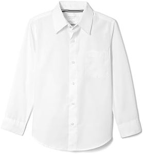 French Toast Boy's Long Sleeve Poplin Dress Shirt - 14 - White