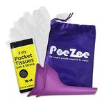 Bramble - 2 Female Portable Urination Devices Full Kit - 2 Funnels, Waterproof Carry Pouch, Gloves & Tissues for Travel Driving Car Journeys Camping Hiking Road Trip Festival Essentials