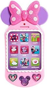 Minnie Bow-Tique Why Hello Pretend Play Cell Phone, Lights and Sounds, Kids Toys for Ages 3 Up by Just Play