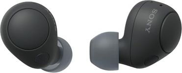Sony WF-C700N Wireless, Bluetooth, Noise Cancelling Earbuds (Small, Lightweight Earbuds with Multi-Point Connection, IPX4 rating, up to 20 HR battery, Quick Charge, iOS & Android) Black