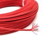 Glopro 10Mtr Red Fiberglass Copper Wire 0.5 sq. mm for heaters Motors Automotive and Heating Instruments