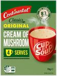 Continental Classics Original Cream Of Mushroom Soup Cup A Soup 70 g