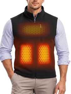 Men Heated Vest Battery Pack Included Electric Jacket Coat Gamer Tech Lover Nurse Doctor EMT Rad Lab Radiology Surgical Ultrasound Pharmacist Gadgets Guy Dad Boyfriend Him Her Billiard Golf Cool Gifts