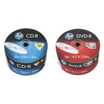 HP CD-R 700MB 50 Blank CD/Compact Disk Wrap Professional /Recordable 52x Speed, Silver (14218)