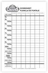 Five Crowns Scorepad - 130 Score Sheets - Double Sided - Points Reference - French English Spanish - Track 7 Players - Ages 8+