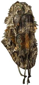 Titan 3D Camouflage Leafy Face Mask - One Size Fits All Hunting Gear, Full Face Mask with Real Tree Edge Pattern, to Pair with Ghillie Camo Suit, Designed for Turkey Hunting, Stalking Game and More