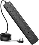TOPREK 8 Way Extension Lead with In