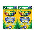 2pk Bundle of 24ct Ultra Clean Crayons