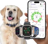 NEW Dog Health Monitor V3.0 by PetPace – AI Smart Collar with 24/7 Vital Signs, Pain & GPS Tracking, Telehealth AskaVet & Share With Your Vet, Smartwatch Sync – Subscription Required (Large)