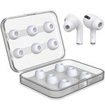 New Bee AirPods Pro Replacement Earbuds Replacement Ear Tips 6 Pairs Earbuds with Case for Airpods Pro (2nd generation) (SML) (Silicone)