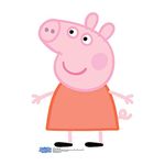 Star Cutouts SC543 Peppa Pig Party Cardboard Cutout 79cm Tall, Pink