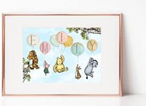 Cute Winnie the pooh Nursery Print 