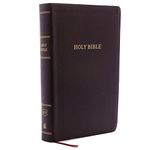 KJV Holy Bible: Personal Size Giant Print with 43,000 Cross References, Burgundy Bonded Leather, Red Letter, Comfort Print (Thumb Indexed): King James Version: Holy Bible, King James Version