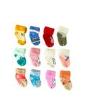 Freshfoot Baby Boy Ankle Length Cotton Socks Multicolored Pack of 4