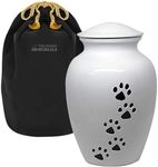 Always Faithful Small White Pet Urn