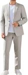 COOFANDY Mens Casual Suits 2 Piece 