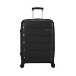 American Tourister Air Move Spinner M Suitcase, 66 cm, 61 L, Black, Black (Black), M (66 cm - 61 L), Case