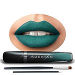 KEROSENE, by Kuckian - 12-Hour Aqua Teal Lipstick - Vegan & Cruelty Free